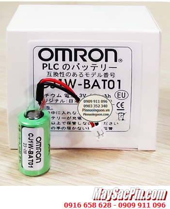 Omron CJ1W-BAT01; Pin nuôi nguồn Omron CJ1W-BAT01 lithium 3V 1/2AA chính hãng /Xuất xứ NHẬT